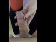 mistress plays cock closeup footage 6/16