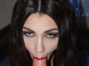 Cosplay sex with college classmate: footjob, titjob, blowjob, pussy penetration, creampie 2/16