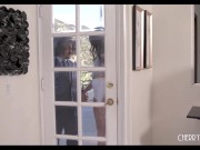 Katrina Colt Deepthroats and Gets Ass Licked Getting it Doggystyle While Her Cucked Husband Watches 1/16