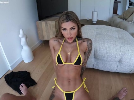JOI ITALIANO - Tami Tsunami ti dice come sborrare mentre ti istiga a tradire la tua ragazza