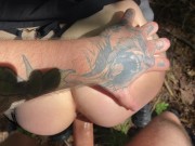 Public Rough Fuck in the Woods 10/16