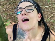 Public Rough Fuck in the Woods 2/16