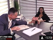 Perfect Ebony Gets Her Feet Covered In Cum 2/16