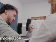 REALITY KINGS - Tutor Rachael Cavalli Shows College Students Kylie Rocket & Apollo Her Skills In Bed 3/16