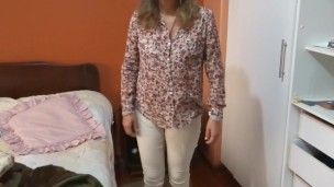 There is no better stepmother showing off and making cocks hard, full eroticism