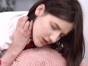 Skinny nymph Margo gets a great anal fuck from her BF 3/16