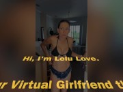 Big boobs babe flashing YOU at front door, lipstick staining makeup, creamy orgasm fingers, crying candid - Lelu Love 16/16