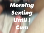 Good morning cum for you 1/16
