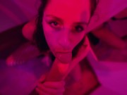 HAWK TUAH college girl blows stranger during rave party 6/16