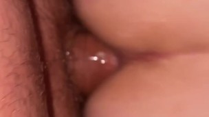 Fat uncut cock spit on and shoved into hole raw