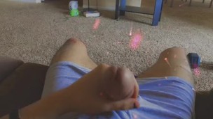 Hard cock show off