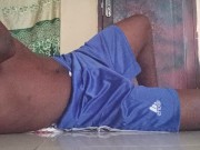 Sunday morning half naked solo sex pouring my babies  on the floor 2/16