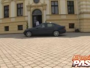 uniformed babe Mia Leone cock sucking 1/16