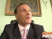 uniformed babe Mia Leone cock sucking 9/16