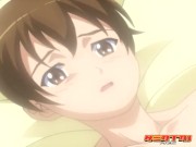 HENTAI PROS - Sex Goddess Fauna Fucks And Sucks Kosuke's Hard Cock To Try And Purify Him 1/16