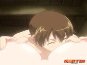 HENTAI PROS - Sex Goddess Fauna Fucks And Sucks Kosuke's Hard Cock To Try And Purify Him 12/16