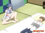 HENTAI PROS - Sex Goddess Fauna Fucks And Sucks Kosuke's Hard Cock To Try And Purify Him 4/16