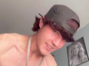 REAL TINDER DATE! Stranger fucks my throat and leaves my pussy full of his cum. 12/16