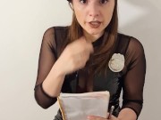 Naughty police woman interviews 1/16