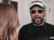 Hot Delivery Man Gets A Blowjob From A Horny Milf Before He Bangs Her Doggystyle 4/16