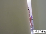 Gorgeous Big Tittied Brunette Loves Showing Off Her Incredible Curves and Tight Box 15/16