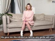 A real man deflowers Lily on the sofa 4/16