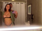 Met a STRANGER at the hotel bar and brought him back to my room to fuck him 2/16