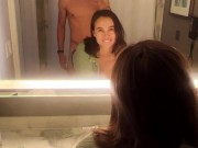 Met a STRANGER at the hotel bar and brought him back to my room to fuck him 6/16