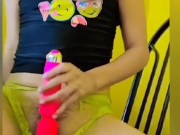 Jugando con mi vibrador 🥵🥵