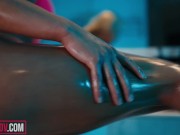 Fit Kitty Covered In Oil POV Sex 2/16