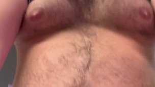 Chub Pup Teases and Leaks on Furry Pillow
