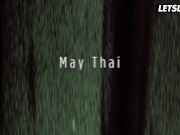 Big Ass Slut May Thai Rough Anal Fuck with Huge Cock - LETSDOEIT 1/16