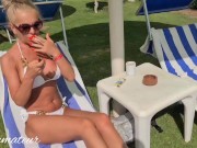 A day with Stepmom at the pool One night of fucked anal and pussy 2/16