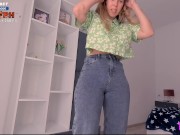 Stuck in My Pants! How Much Cum Did it Take For Her to Slip Out of The Trap? 3/16