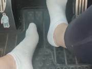 Meet Tiffani and come pedal pumping and revving in white ankle socks 11/16