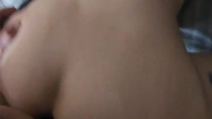 Amateur Teen Blindfolded & Gets Surprise Creampie From Ex-Boyfriend!