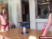 Licking her tight pussy and sucking the judge hard dick after a naughty game 5/16