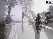 Beautiful Babes Nancy and Liya Amazing Romantic Fuck - LETSDOEIT 1/16