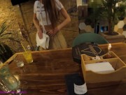 He Took Control Of My Vibrator On A Date And Give Me Multiple Orgasms📱🍑 4/16