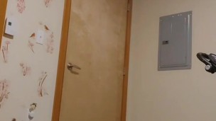 EBONY MILf Uses BIG DILDO TO MASTERBATE