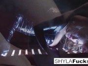 Gorgeous and Big Tittied Blonde Loves to Smoke 12/16