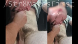 Aussie Rideshare Driver sucks STR8 FIFO cock - SUBTITLES