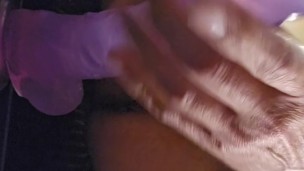 BIG Purple Dildo 1