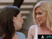 MILF & Stacked Teen Have Passionate Sex 3/16