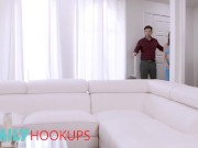 FAMILY HOOK UPS - Aubree Valentine Visits Her Lonely Step Uncle And Fucks Him Just For Fun 1/16