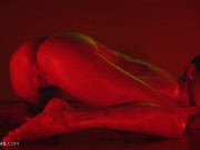 ULTRAFILMS Gorgeous Ukrainian model Sybil oiling herself and passionately fingering her pussy 14/16