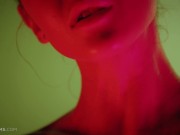 ULTRAFILMS Gorgeous Ukrainian model Sybil oiling herself and passionately fingering her pussy 7/16