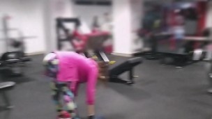 Butt Plug nPussy RISKY FLASH at GYM