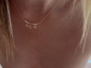 I suck him and swallow a lot of cum in the hotel room 1/16