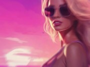 Latina blonde blows thick cock in a 69 before riding it to nirvana 14/16